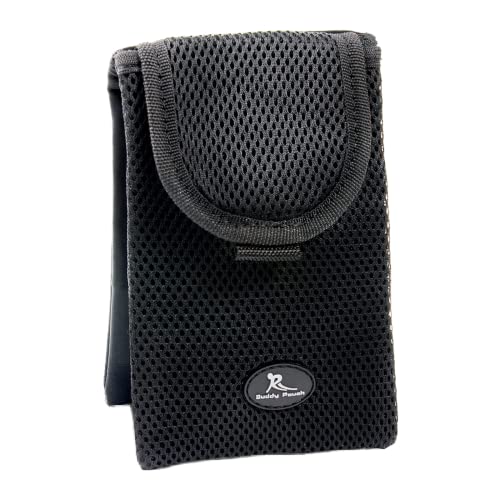 Running Buddy Buddy Pouch H2O (Black)- Magnetic, Personal Hydration Pouch.  No Belt or Clip. (4 L x 4 W)